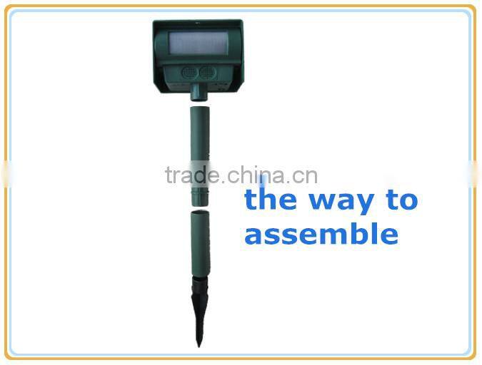 Solar Ultrasonic Powered Mole Repeller/Rat Repellent/Mice Repeller