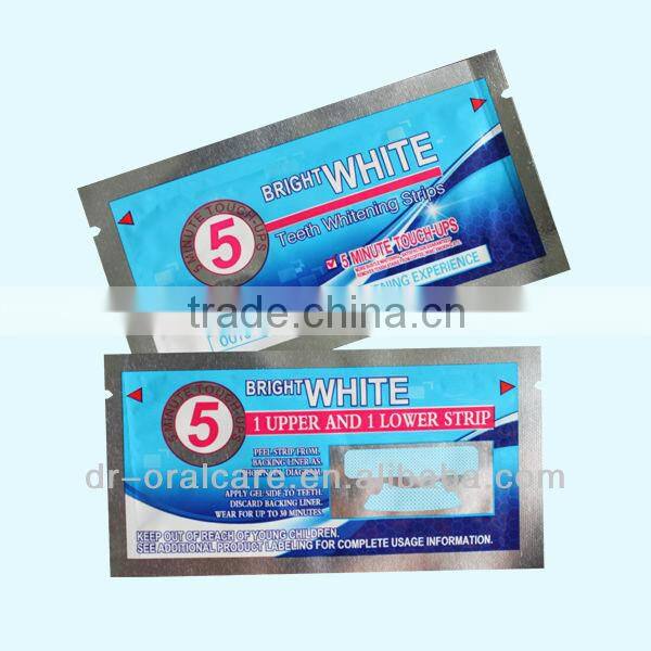Mint flavor teeth whitestrips