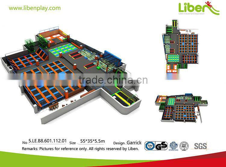 European standard heavy duty kids trampoline/jumping bed