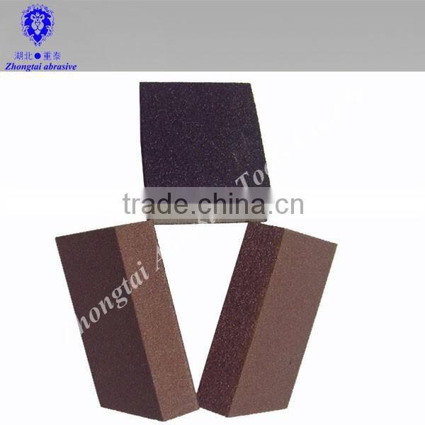 OEM cleaning abrasive sanding sponge / polish ing wood furture sanding block/hand sanding block