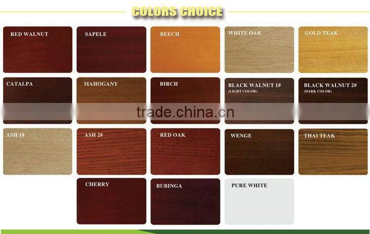 Solid wood interior outdood hard wood cherry plain wood bathroom door