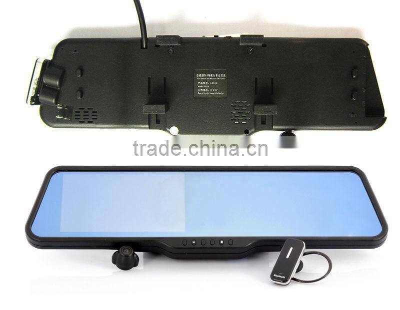 Smart rear view camera GPS with GPS navigation bluetooth DVR and android 4.0