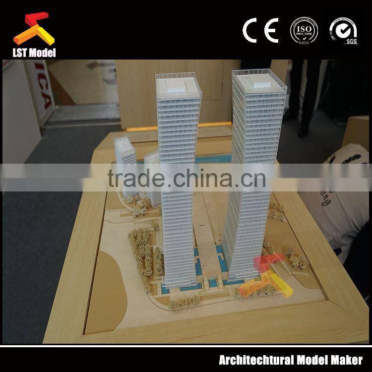 single building model scale figures architecture models