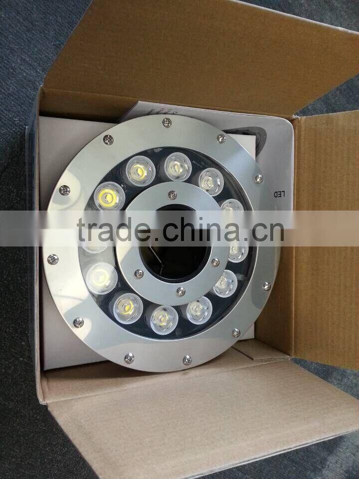 stainless steel submersible fountain led light 12V ip68