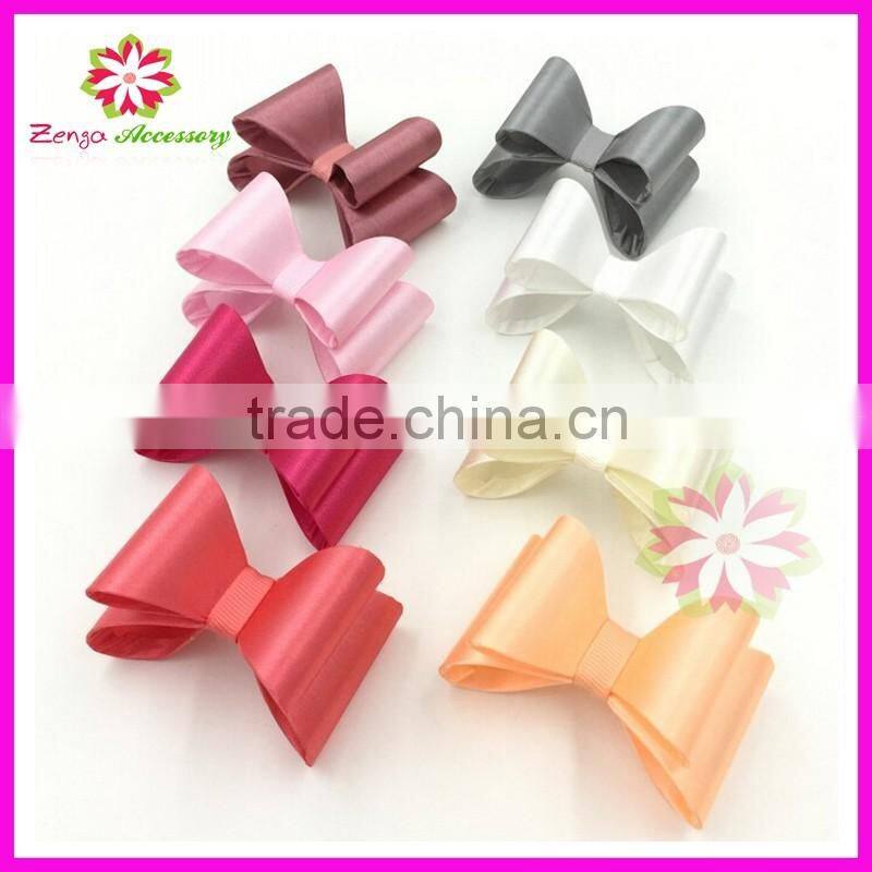 Fabric hair bows, silk hair bows