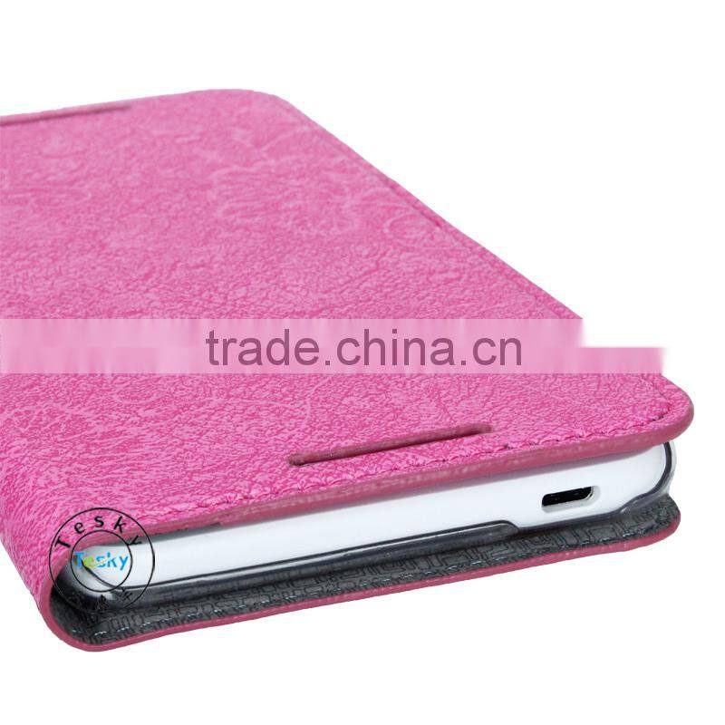 2014 HOT SELLING FLIP PU LEATHER CASE COVER FOR HTC DESIRE 816