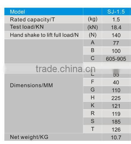 High Quality Mechanical Jack for sale