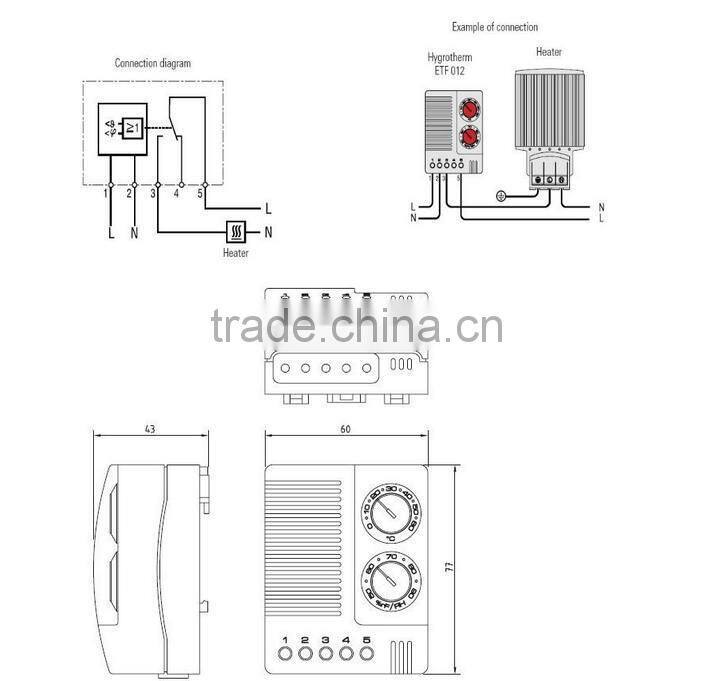 Saip/Saipwell high quality ETF012 electric Temperature Controller