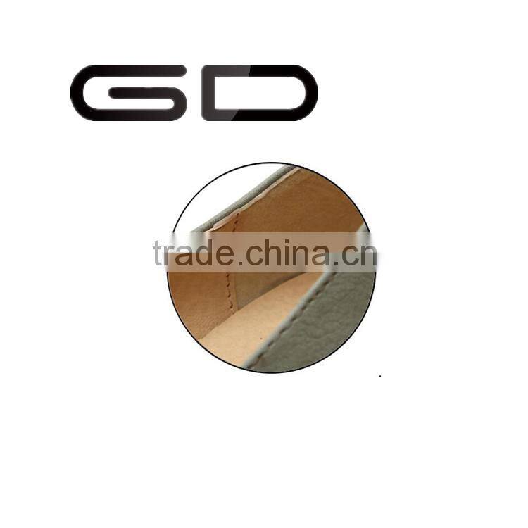 GD fashion retro pointed toe soft leather flat shoes for women