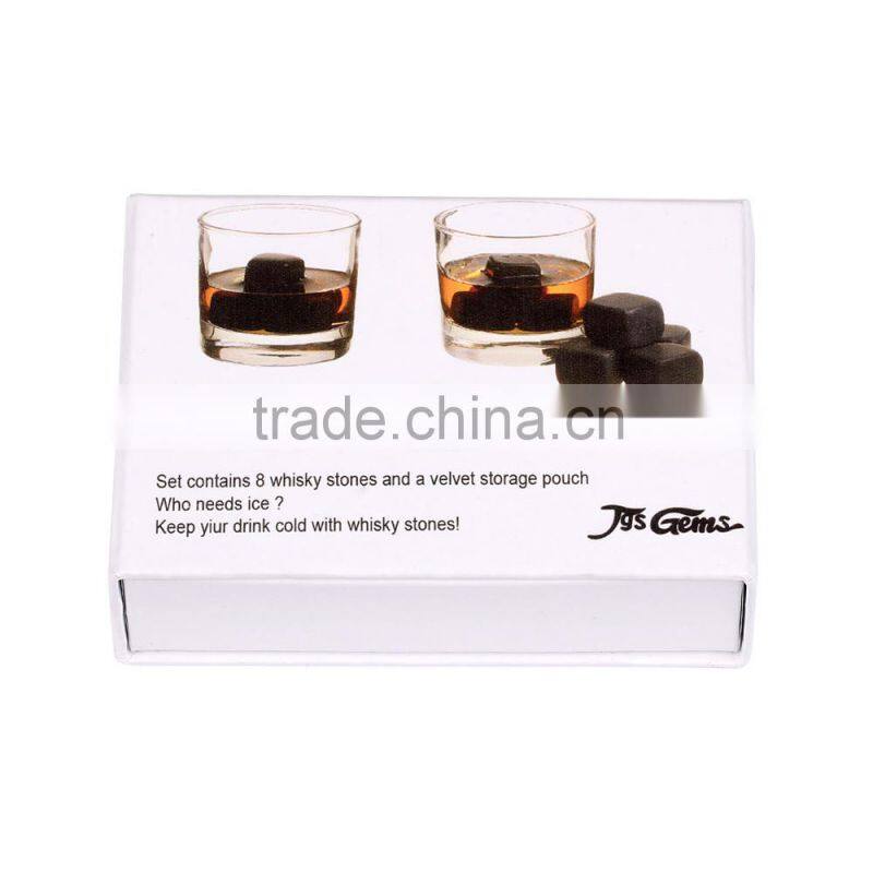 Fashionable personalize engraving whiskey stone ice cube gifts for whiskey lovers