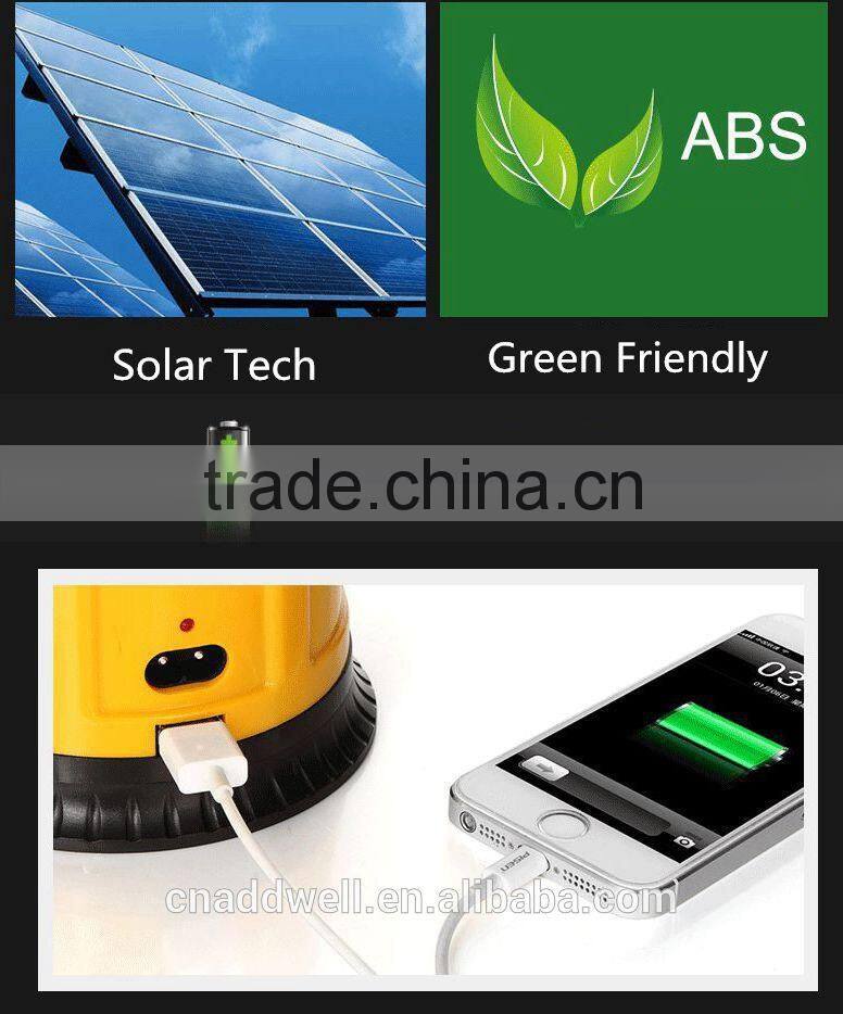 Outdoor tent lamp USB rechargeable LED solar camping light camping lantern