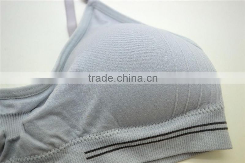 Sexy hot seamless young girls bra sport underwear