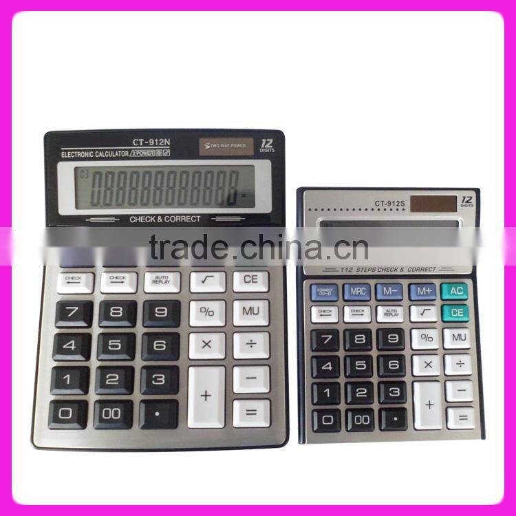 12 digit electronic desktop office big calculator