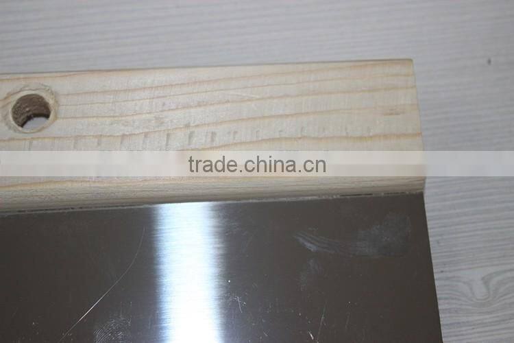 Stainless steel scraper /10" 8" /Wooden Hand paint tools