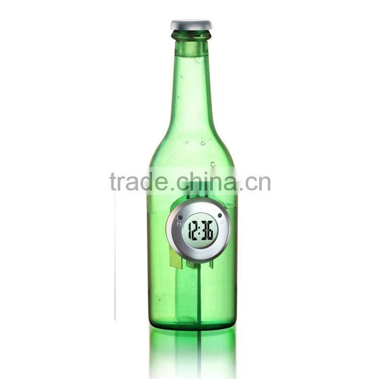 ECO Friendly wheel shape alarm Water Energy Clock, No Battery Fancy Digital Alarm Clock,weather forecast clock