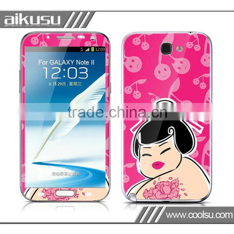 Hot sale removable crystal sticker for samsung7100