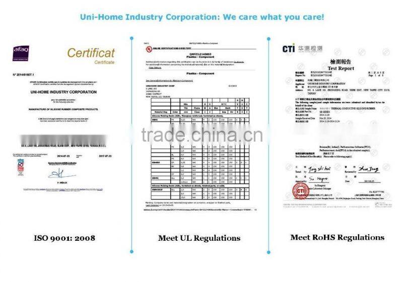 Taiwan made Compression molding silicone keypad for remote controller