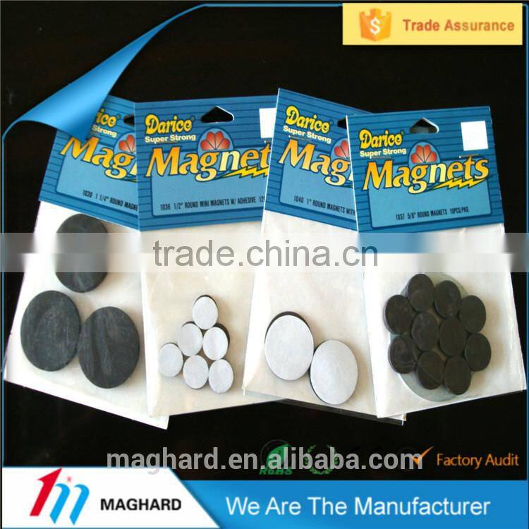 strong flexible customized application self ahesive magnet