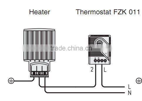 FZK 011 AC 230V 120 Mechanical Thermostat with CE