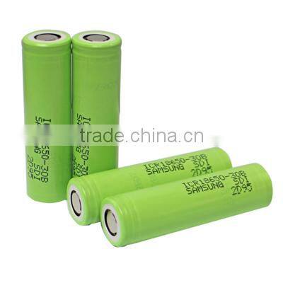 High quality Original icr18650-30b 18650 samsung 3000mah 3.7v li-ion rechargeable battery samsung sdi 18650 battery