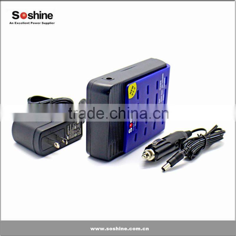 Soshine S1 Max V3 Li-ion Smart Battery Charger - 4 slots 18650 16650 17650 18500 (Latest Version-Real CC/CV algorithm)