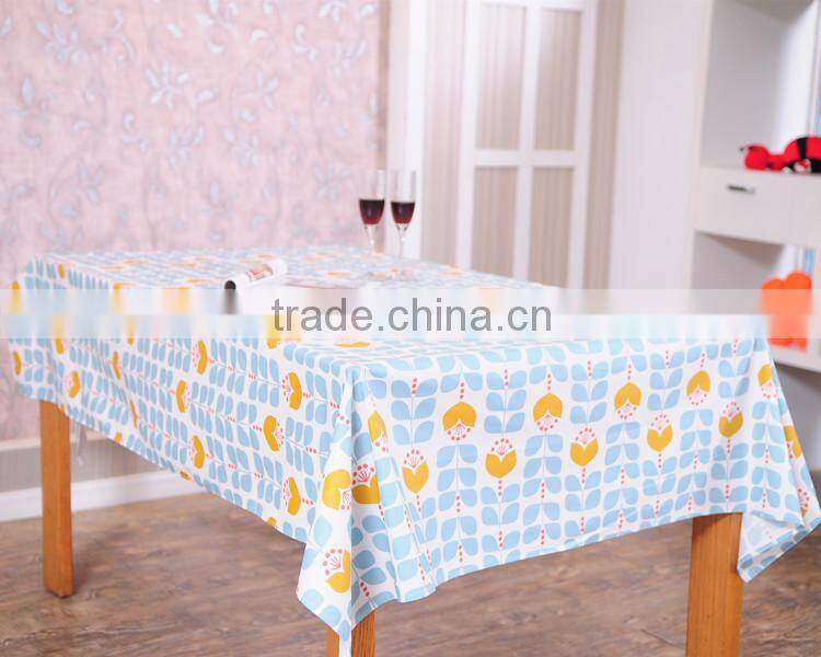 handmade beads table cloth/manufacturer tablecloth china/tablecloth restaurant blue