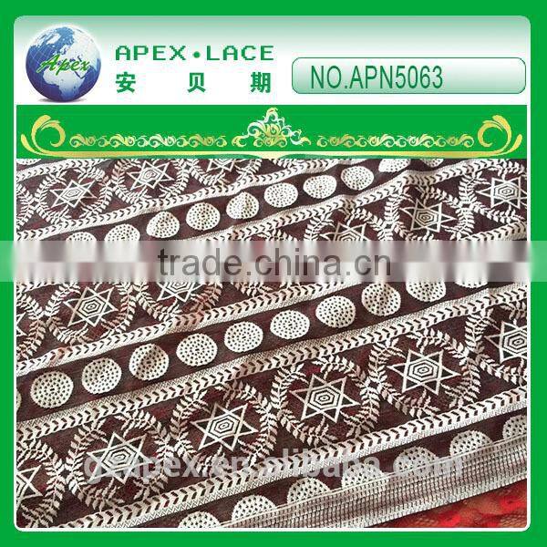 Hot sale fashion nylon lace for derss APN5908