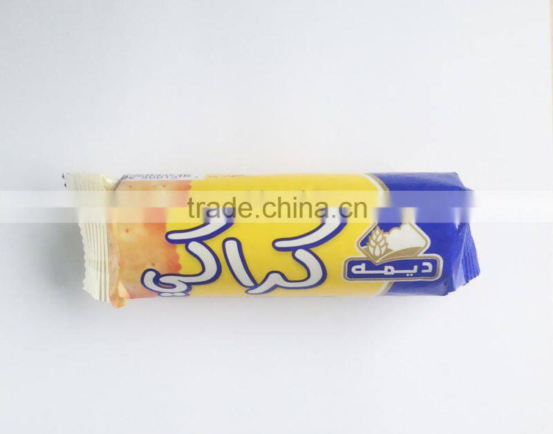 Biscuits on edge packaging machine