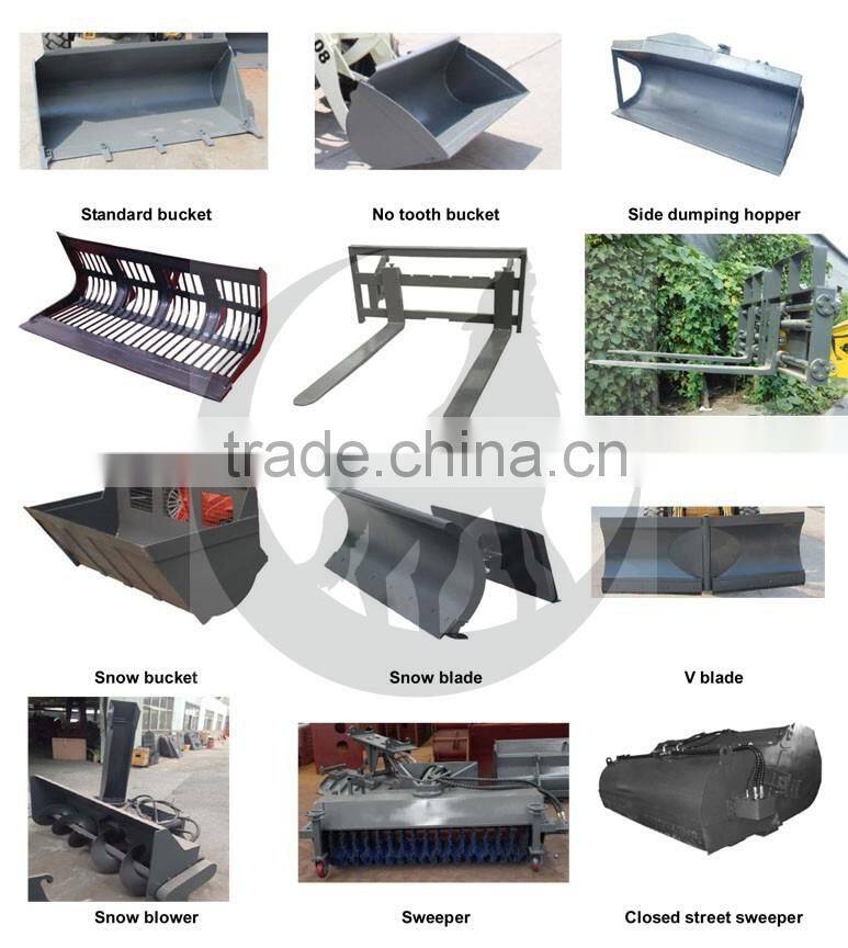 snow bucket for loader, wheel loader with snow bucket