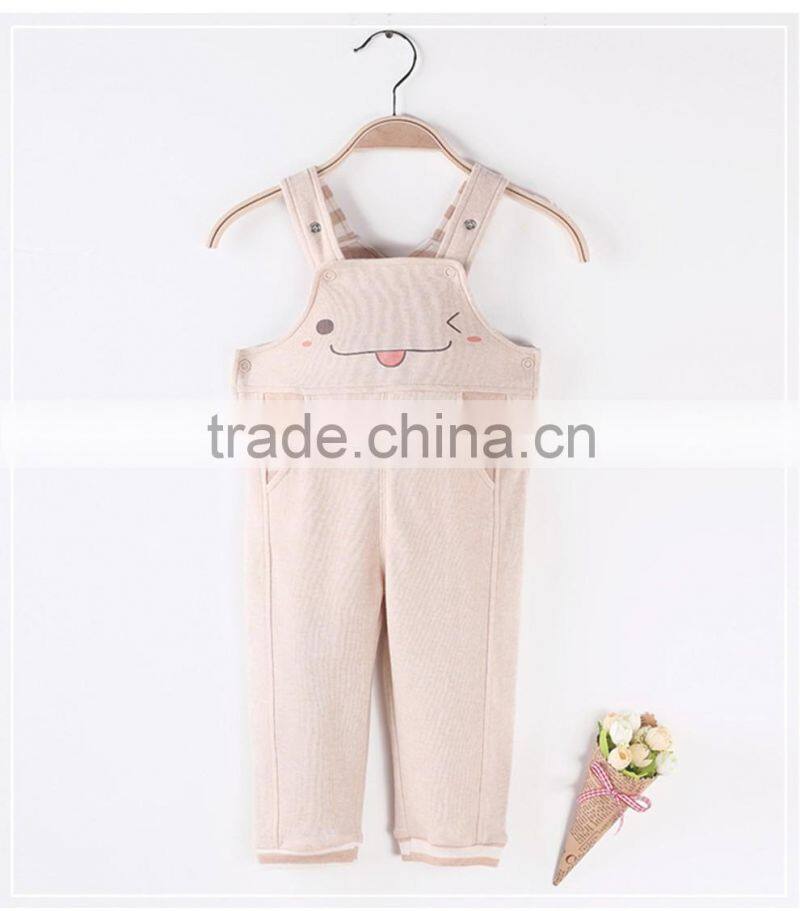 high quality baby long suspender trousers