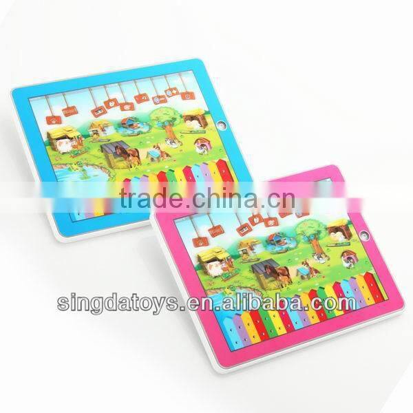 English language Happy Farm with music & light y-pad learning toy