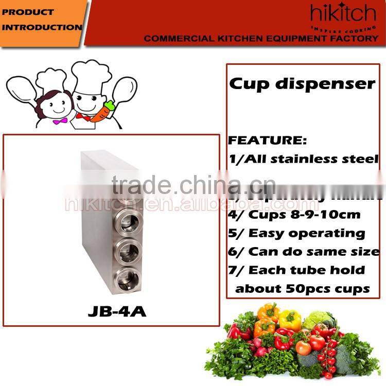 Bar equipment stainless steel 4 heads cup holder coffee cup dispenser