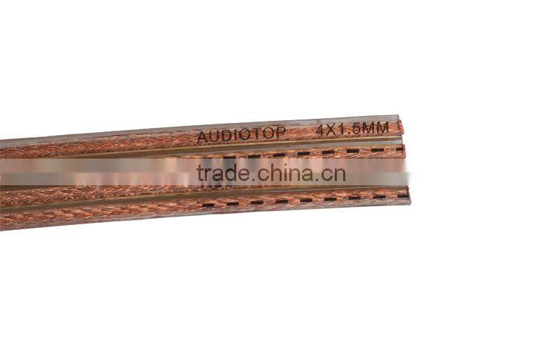 4C 12AWG flat car audio speaker wire automative speaker cable