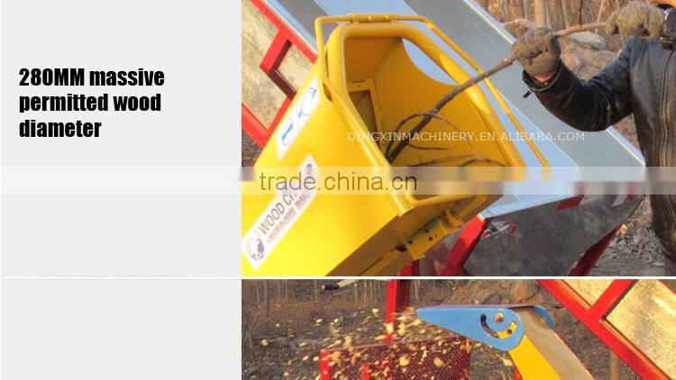 2016 NEW Updated ATV attached wood chipper with 15 hp gasoline engine