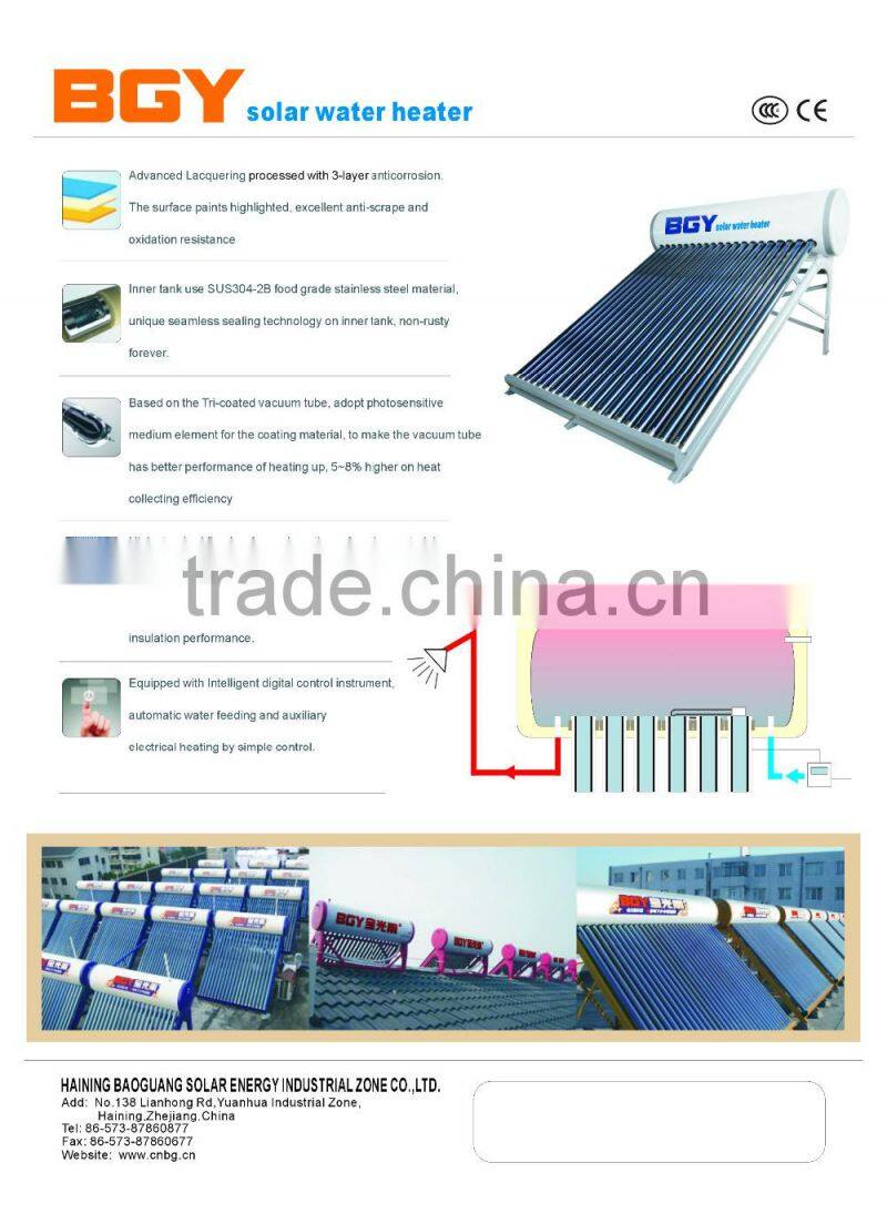 calentador de agua soalr