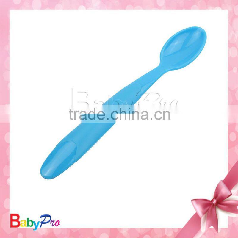 alibaba supplier promotional wholesale baby products eco-friendly material colorful designs plastic spoon baby spoon