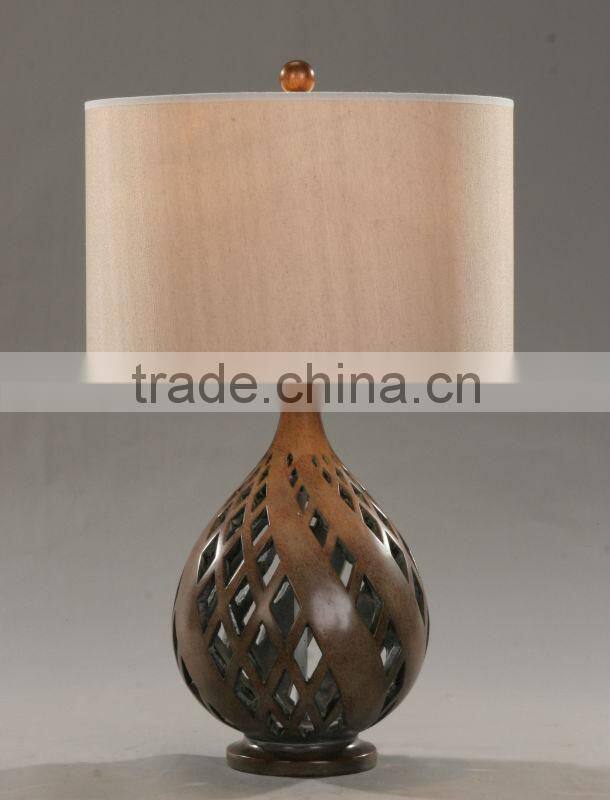 2015 Coffe decorative room light/table lamp with UL