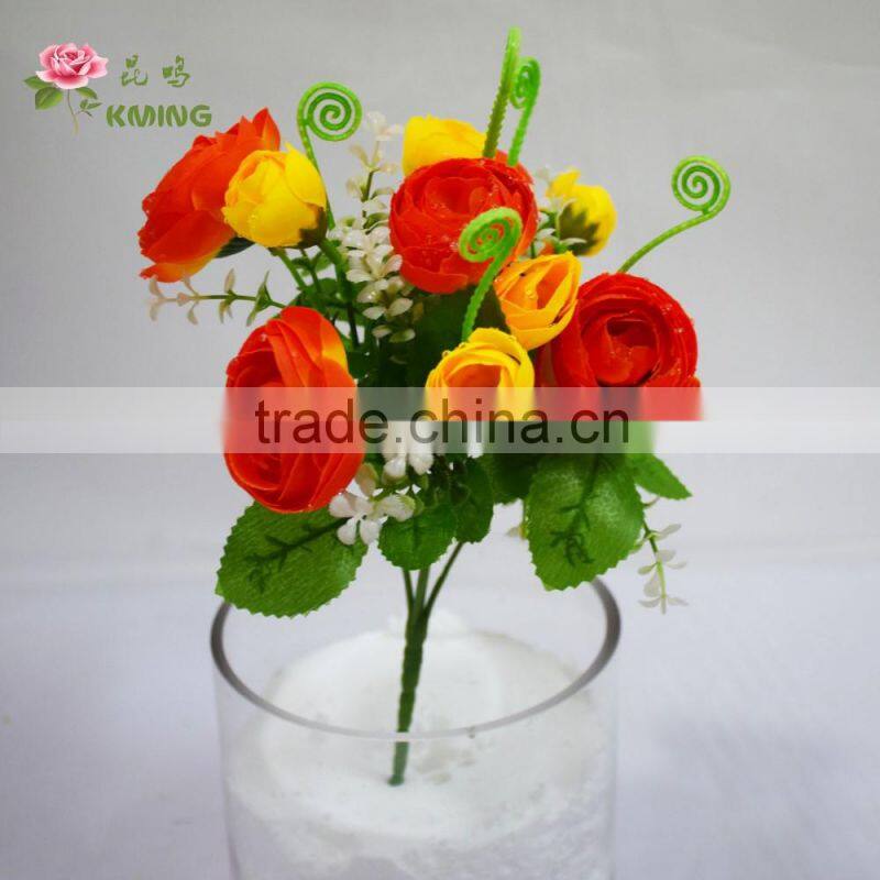 Factory price new fashion fresh cut silk flower China wholesale Wedding stage decoration