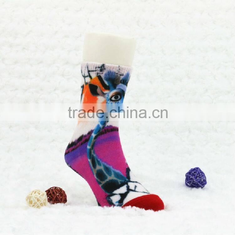 Anti-Bacterial lovely pattern high quality cartoon baby infant cotton socks