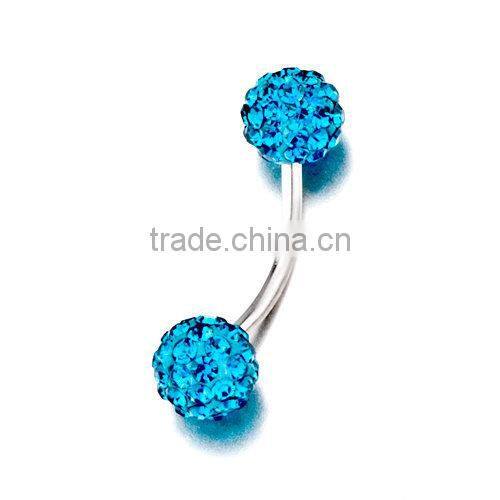 Charming Magnetic Red Full-jewelled Unique Fancy Eyebrow Rings Body Piercing Jewelry