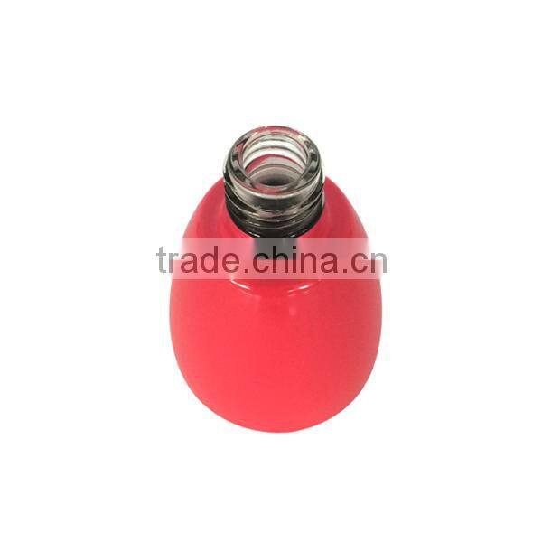 2016 hot sale color coated nail art glass bottles 18ml nail polish bottle, empty nail polish bottle with brush
