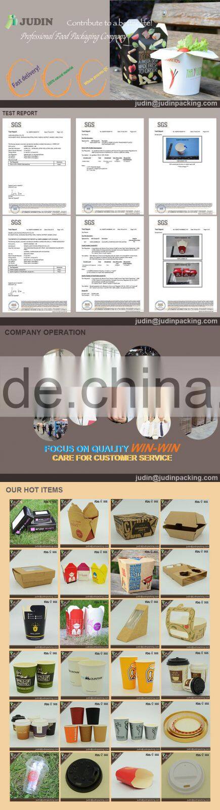 1000ml paper money box disposable box food box