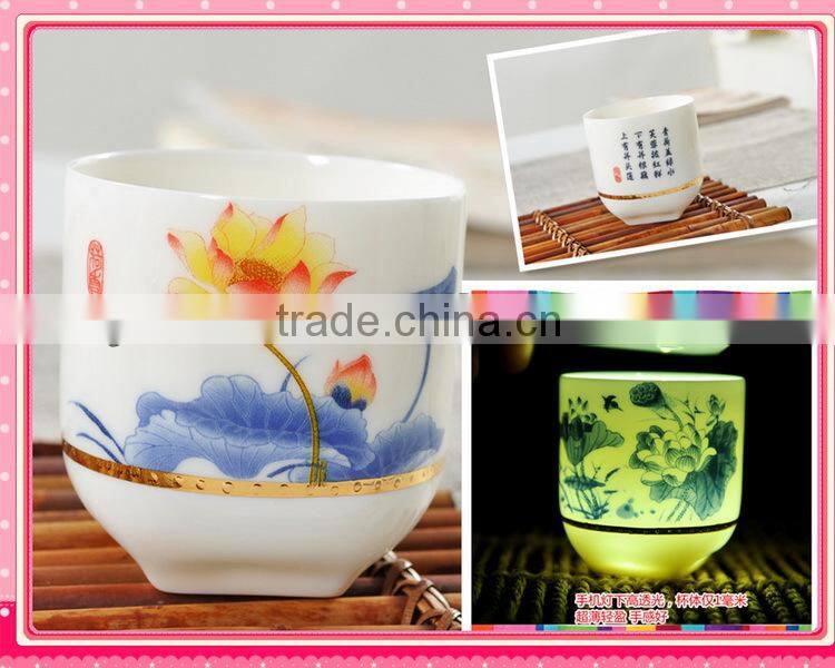 chinese traditional tea cup chinese Porcelain thin tea