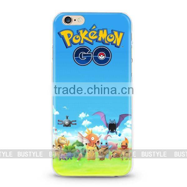 transparent pokemon go phone case cover for i phone 6s pokemon for iphone 7 pokemon for samsung egS7 S5 S6 edge