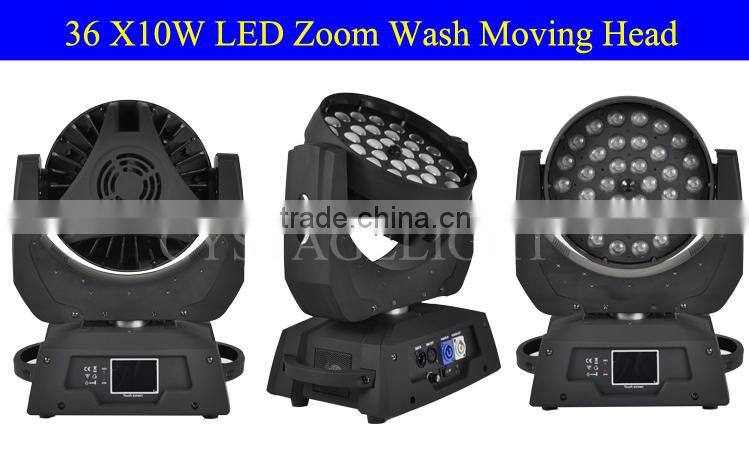 RGBW Zoom Moving Head LED 36X10W Light Wash