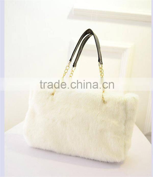 Women Handbags High Quality winter fur handbag, women bags, ladies handbags