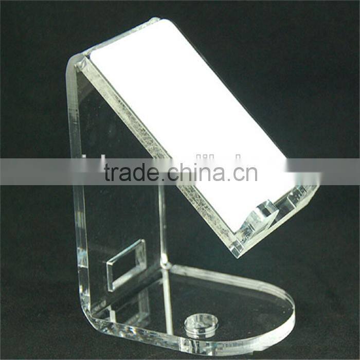 Customized clear Acrylic cellphone display racks