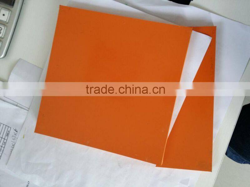 High quality factory SBR/NBR/EPDM Rubber Sheet,Colored Rubber Sheet,Orange rubber sheet