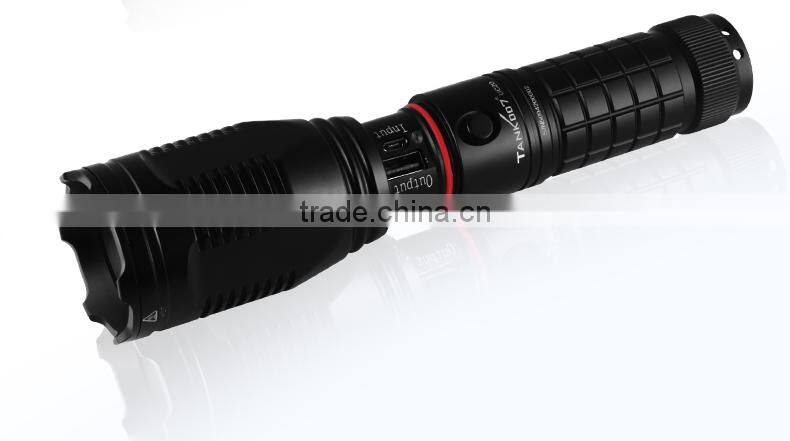 High lumen army torch tactical flashlight from Tank007 factory
