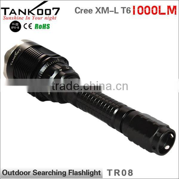 Super bright 1000 lumen outdoor searching/work LED flashlight torch